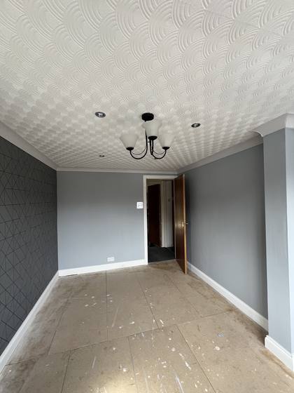 Painted Room with Feature Wall